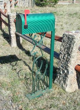 deer mailbox post