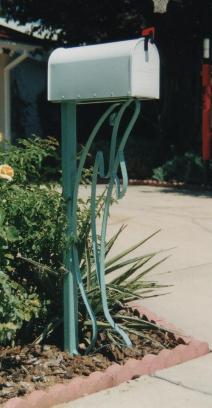 dolphin mailbox post